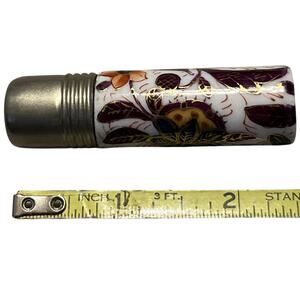 Antique Porcelain Cobalt Perfume Scent Bottle Lipstick Size